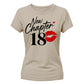 18th Birthday Ladies T-Shirt  8 teen