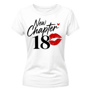 18th Birthday Ladies T-Shirt  8 teen
