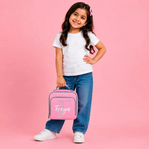 Kids Lunch Bag with Custom Initial & Name Insulated Lunch Bag Cooler Box