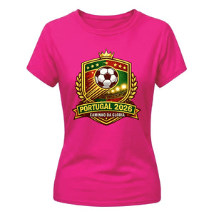 Glory Portugal football tournament Ladies Fit t-shirt