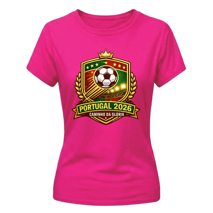 Glory Portugal football tournament Ladies Fit t-shirt