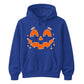 Glowing spooky jack-o-lantern face Halloween Unisex Hoodie