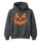 Glowing spooky jack-o-lantern face Halloween Unisex Hoodie