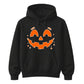 Glowing spooky jack-o-lantern face Halloween Unisex Hoodie