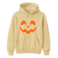 Glowing spooky jack-o-lantern face Halloween Unisex Hoodie