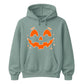 Glowing spooky jack-o-lantern face Halloween Unisex Hoodie