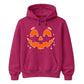 Glowing spooky jack-o-lantern face Halloween Unisex Hoodie