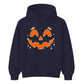 Glowing spooky jack-o-lantern face Halloween Unisex Hoodie