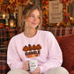 Gobble crew turkey family art Thanksgiving Unisex Sweatshirt