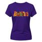 Gobble turkey autumn leaf print Thanksgiving Ladies T-Shirt