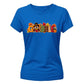 Gobble turkey autumn leaf print Thanksgiving Ladies T-Shirt