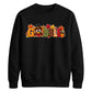 Gobble turkey pumpkin print Thanksgiving Unisex Sweatshirt
