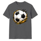 Gold Brush Splash football tournament unisex t-shirt