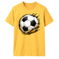 Gold Brush Splash football tournament unisex t-shirt