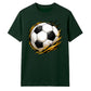 Gold Brush Splash football tournament unisex t-shirt
