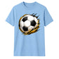 Gold Brush Splash football tournament unisex t-shirt