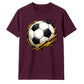 Gold Brush Splash football tournament unisex t-shirt