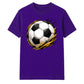 Gold Brush Splash football tournament unisex t-shirt