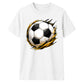 Gold Brush Splash football tournament unisex t-shirt