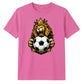 Gold Crown King Lion football tournament unisex t-shirt