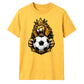 Gold Crown King Lion football tournament unisex t-shirt