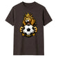 Gold Crown King Lion football tournament unisex t-shirt
