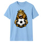 Gold Crown King Lion football tournament unisex t-shirt