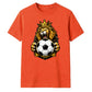 Gold Crown King Lion football tournament unisex t-shirt