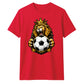 Gold Crown King Lion football tournament unisex t-shirt