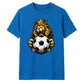 Gold Crown King Lion football tournament unisex t-shirt