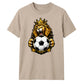 Gold Crown King Lion football tournament unisex t-shirt
