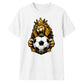 Gold Crown King Lion football tournament unisex t-shirt