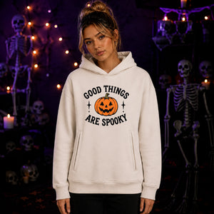 Good things are spooky graphic Halloween Oversized Hoodie