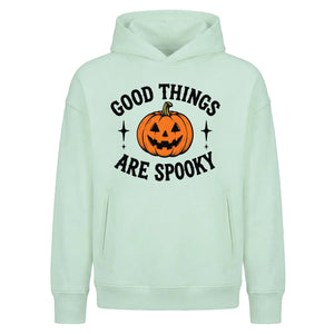 Good things are spooky graphic Halloween Oversized Hoodie