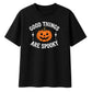 Good things are spooky pumpkin Halloween Oversized T-Shirt