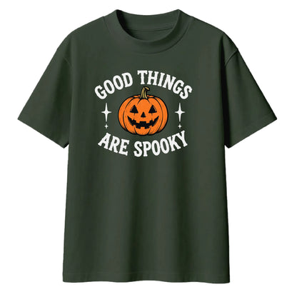 Good things are spooky pumpkin Halloween Oversized T-Shirt