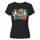 Good Vibes Cute Surfing Ducks Summer Graphic Ladies T-Shirt