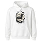 Gothic full moon flying bat graphic Halloween Kids Hoodie