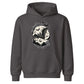 Gothic full moon flying bat graphic Halloween Kids Hoodie