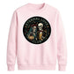 Gothic Skeleton Club Badge Bride Groom Unisex Sweatshirt