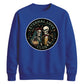 Gothic Skeleton Club Badge Bride Groom Unisex Sweatshirt