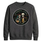Gothic Skeleton Club Badge Bride Groom Unisex Sweatshirt