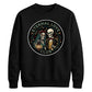 Gothic Skeleton Club Badge Bride Groom Unisex Sweatshirt