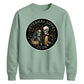 Gothic Skeleton Club Badge Bride Groom Unisex Sweatshirt