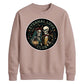 Gothic Skeleton Club Badge Bride Groom Unisex Sweatshirt