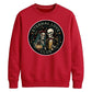 Gothic Skeleton Club Badge Bride Groom Unisex Sweatshirt