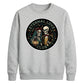 Gothic Skeleton Club Badge Bride Groom Unisex Sweatshirt