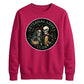 Gothic Skeleton Club Badge Bride Groom Unisex Sweatshirt