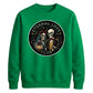 Gothic Skeleton Club Badge Bride Groom Unisex Sweatshirt