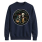 Gothic Skeleton Club Badge Bride Groom Unisex Sweatshirt